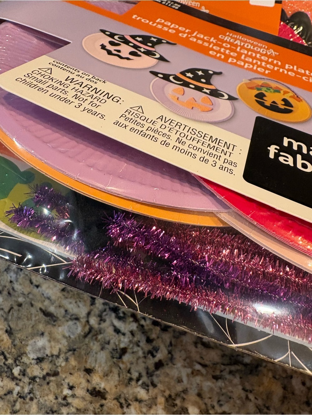 🎃Paper Jack-O-Lantern Plate Kit Bundle - Picture 4 of 6